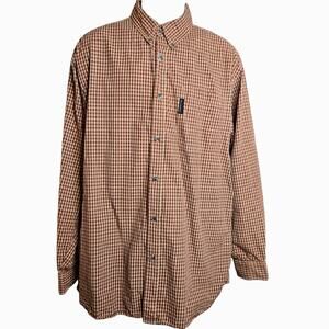 Columbia Mens‎ Plaid Shirt Size Large Gorpcore Outdoor Sportsman 100% Cotton